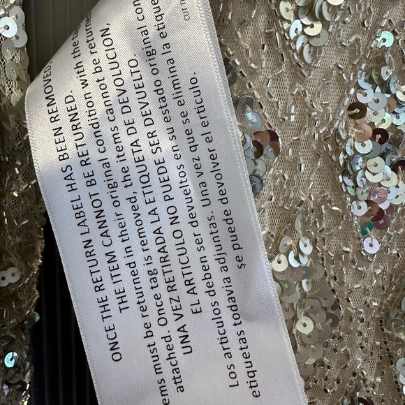 (383) ❤️ BNWT MAC DUGGAL GEOMETRIC EMBELLISHED EVENING GOWN STYLE 5021 - Picture 6 of 9